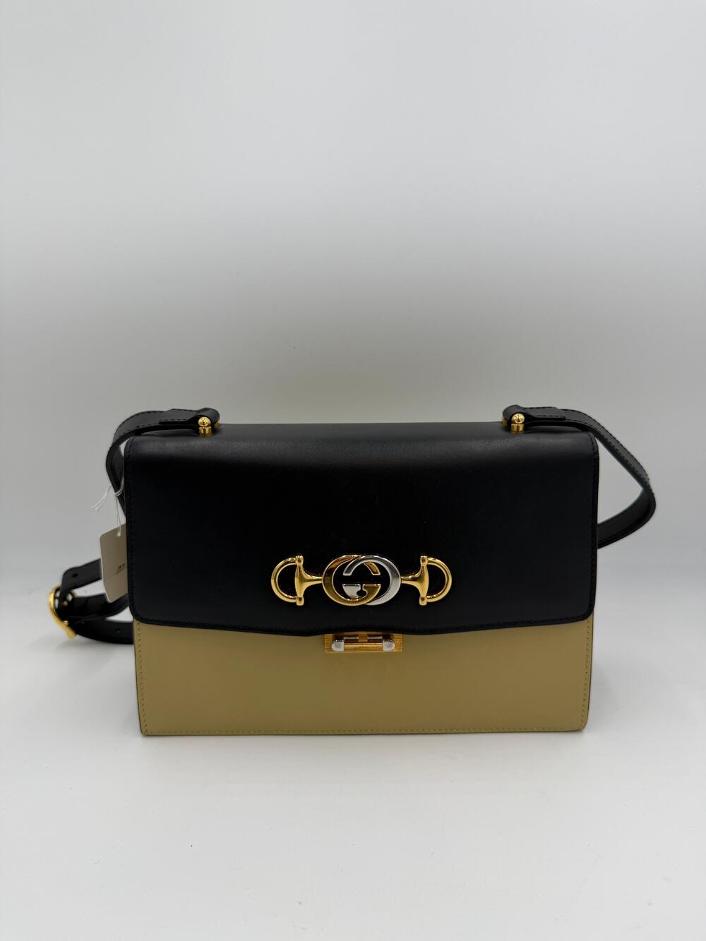 Gucci Zumi Leather Shoulder Bag